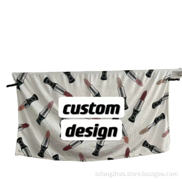 Customization the latest women beauty decorative princess sublimation blanket